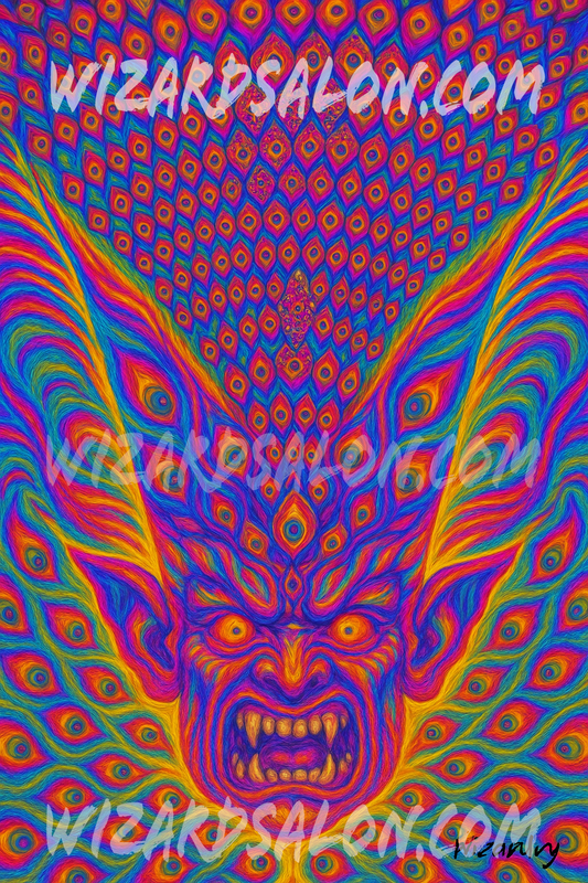 The Infinite Watchers Series | The Sovereign of Chaos | Professionally Framed Magical Art by Artist Wizardry