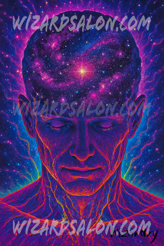 The Keys to the Universe Series | The Cosmic Mind | Professionally Framed Magical Art by Artist Wizardry