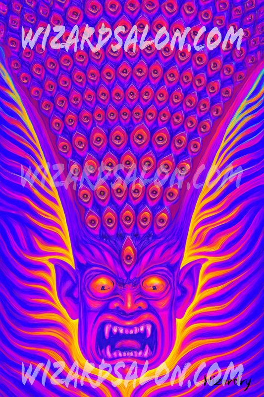 The Infinite Watchers Series | The Watcher of Chaos | Professionally Framed Magical Art by Artist Wizardry