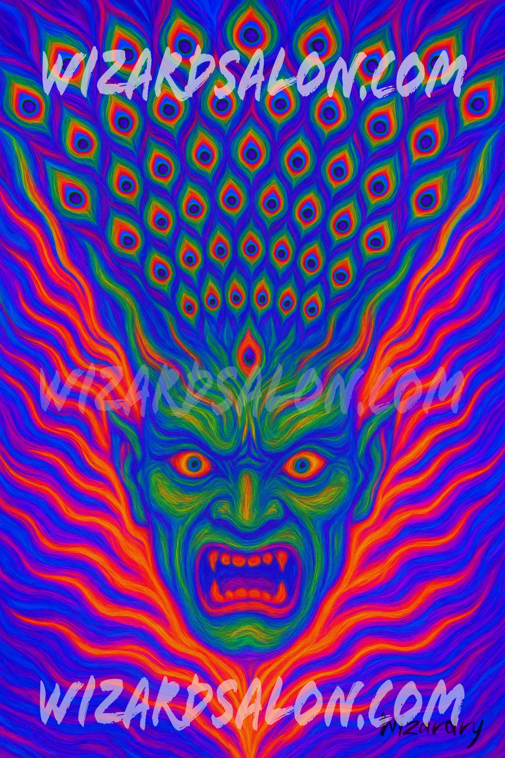 The Infinite Watchers Series | The Harbinger of Chaos | Professionally Framed Magical Art by Artist Wizardry