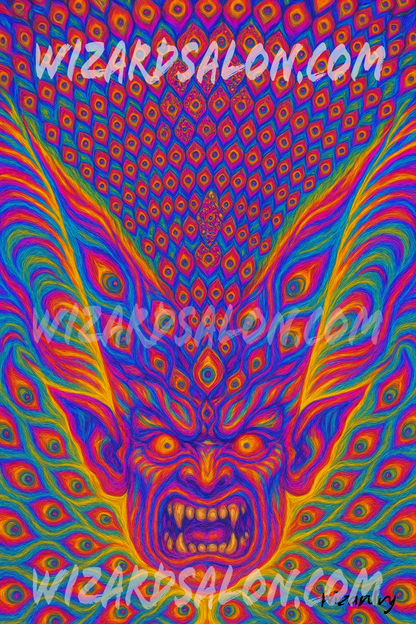 The Infinite Watchers Series | The Sovereign of Chaos | Professionally Framed Magical Art by Artist Wizardry