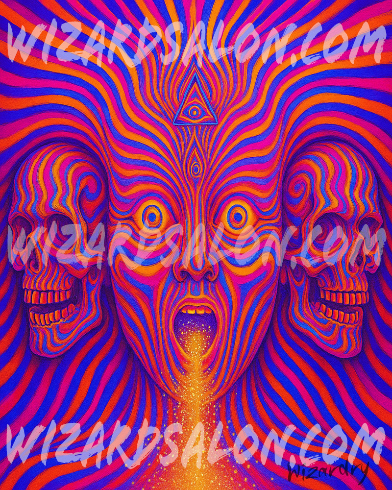 Visions of the Infinite Series | The Creator’s Breath | Professionally Framed Magical Art by Artist Wizardry