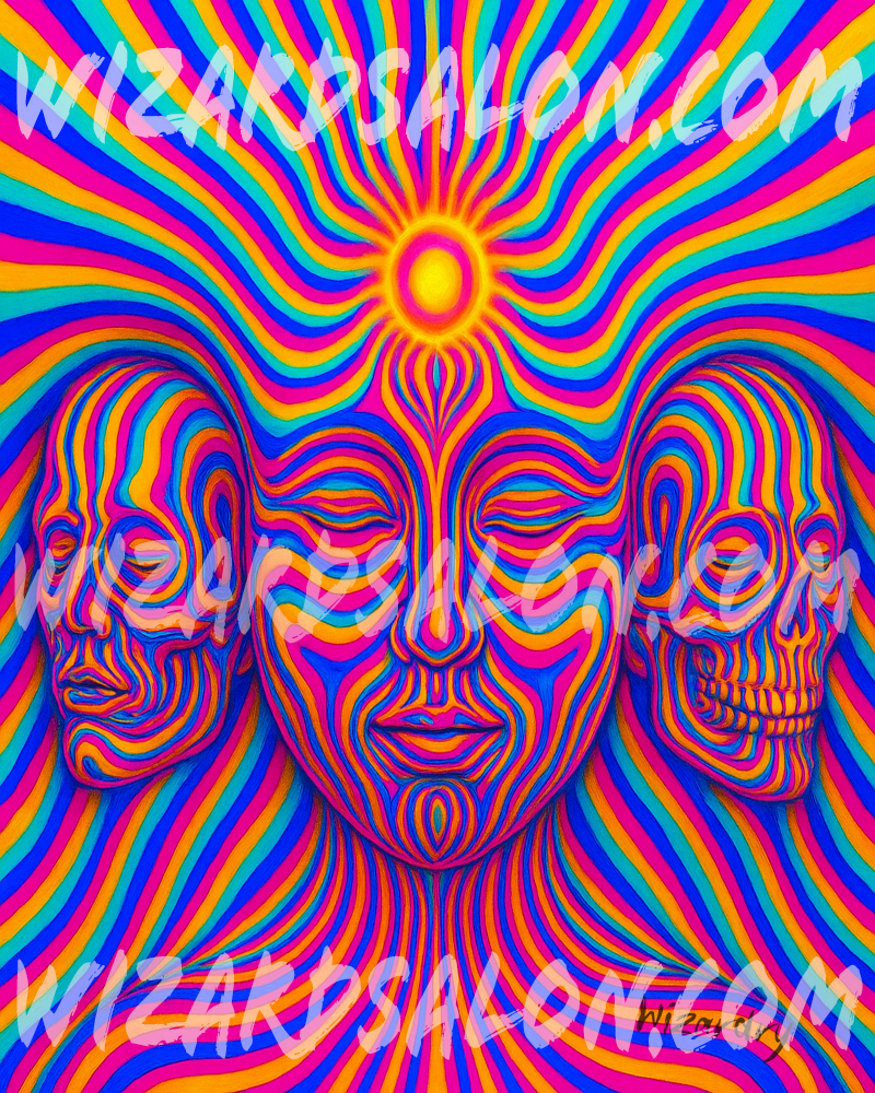 Visions of the Infinite Series | The Silent Return | Professionally Framed Magical Art by Artist Wizardry