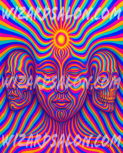 Visions of the Infinite Series | The Silent Return | Professionally Framed Magical Art by Artist Wizardry